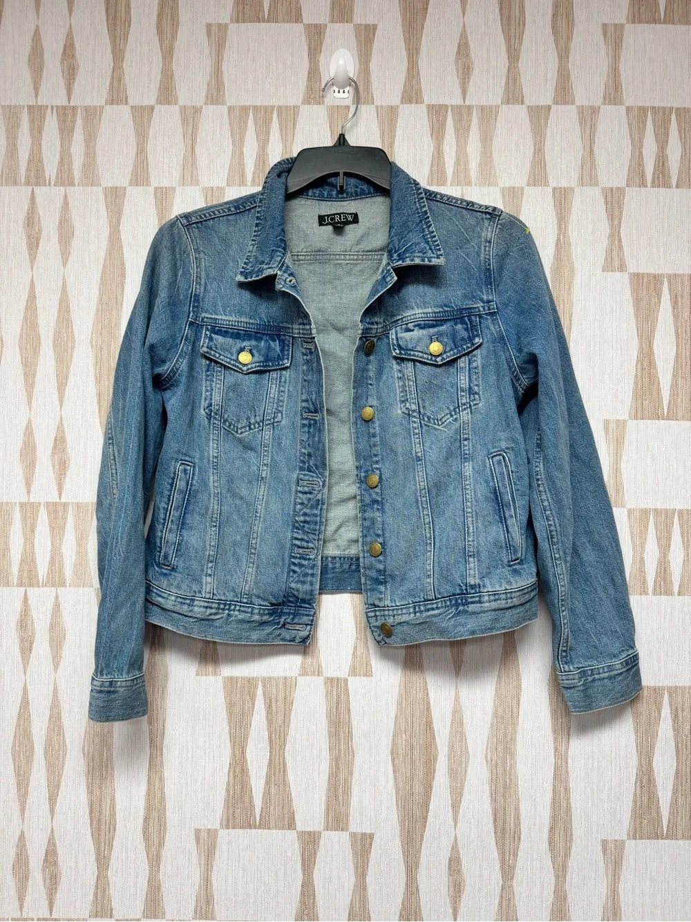 J.crew Classic denim jacket in Brilliant Day wash AI670 M